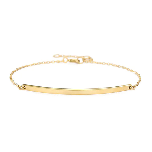 eManco Geometric Stainless Steel Rose Gold Bracelet