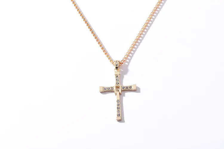 High-Quality Cross Pendant Necklace for Men