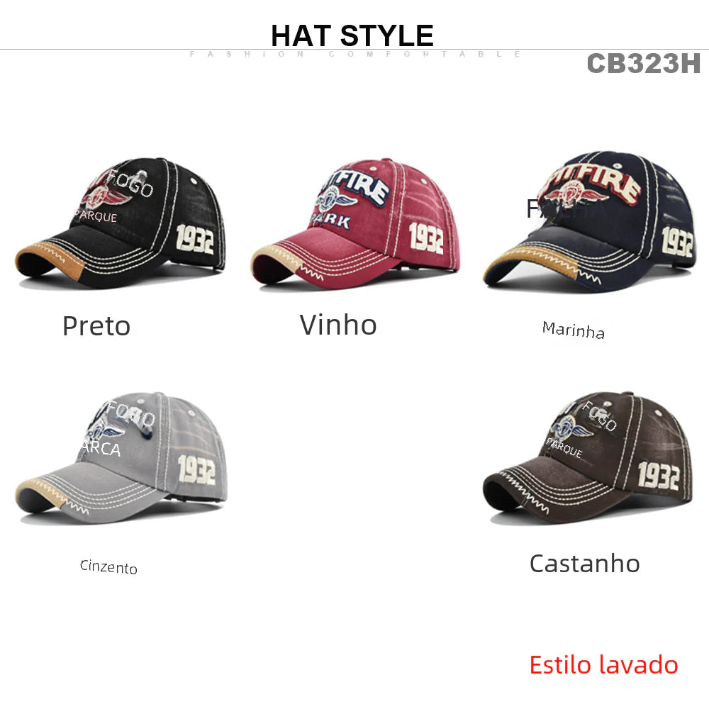 SPITFIRE Vintage Embroidered Baseball Cap for Men