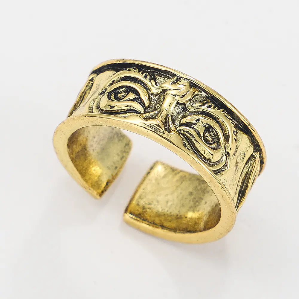 Retro Hand-Tied Brushed Cord for Braiding Rings