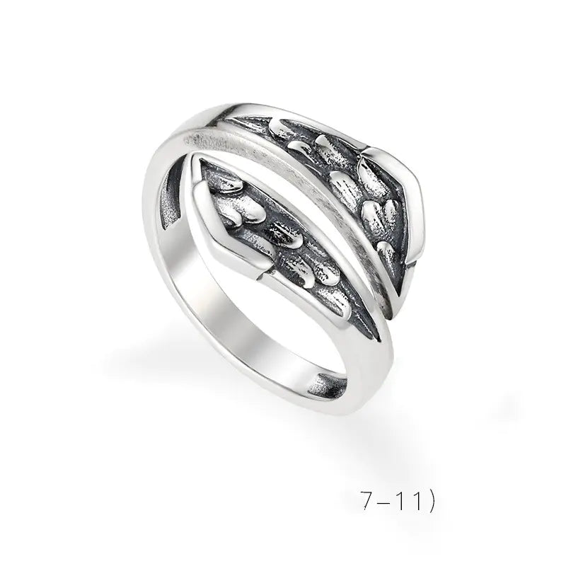 Classic Retro Pattern Rings for Men and Women