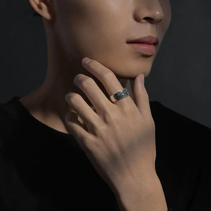 Classic Retro Pattern Fashion Rings for Men and Women