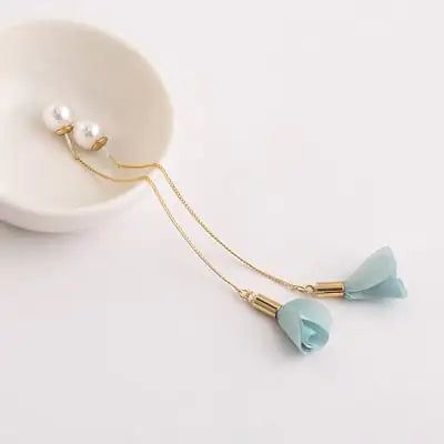 Pearl Tassel Earrings for Women