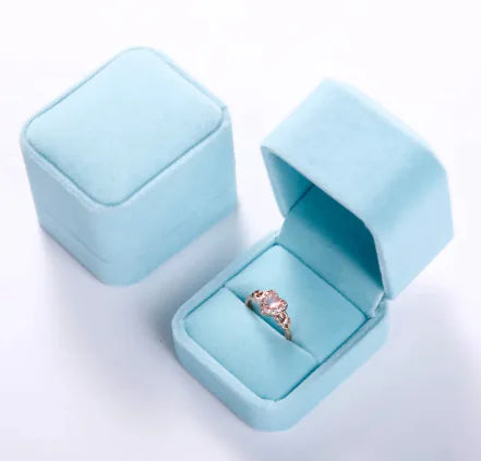 White Jewelry Box for Earrings & Rings