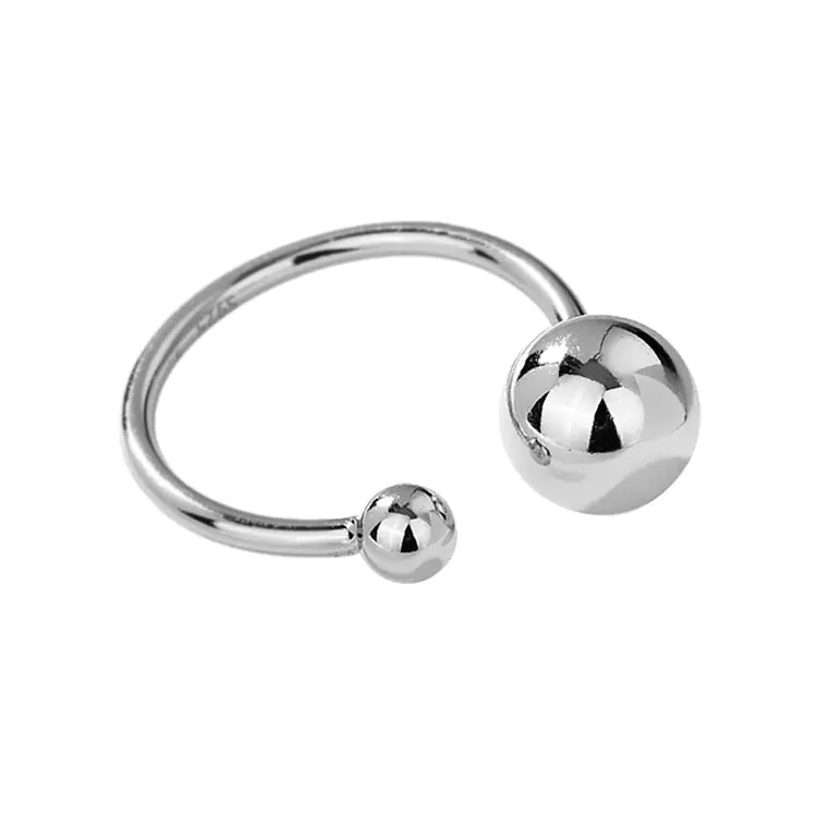 Asymmetrical Orb Ring for Women