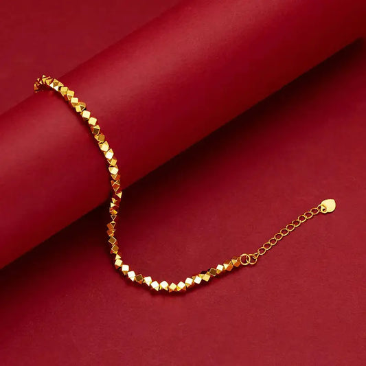 Wholesale Adjustable Simple Vietnamese Gold Bracelet