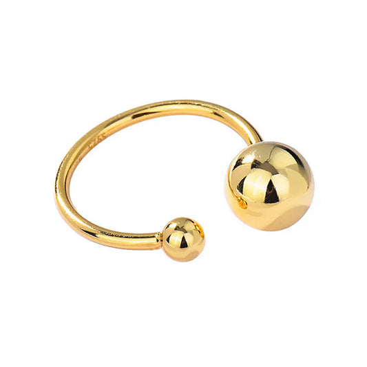 Asymmetrical Orb Ring for Women