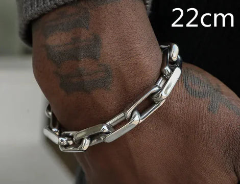 Silver Titanium Steel Bracelet