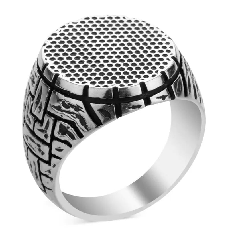 Vintage Pattern Ring for Men