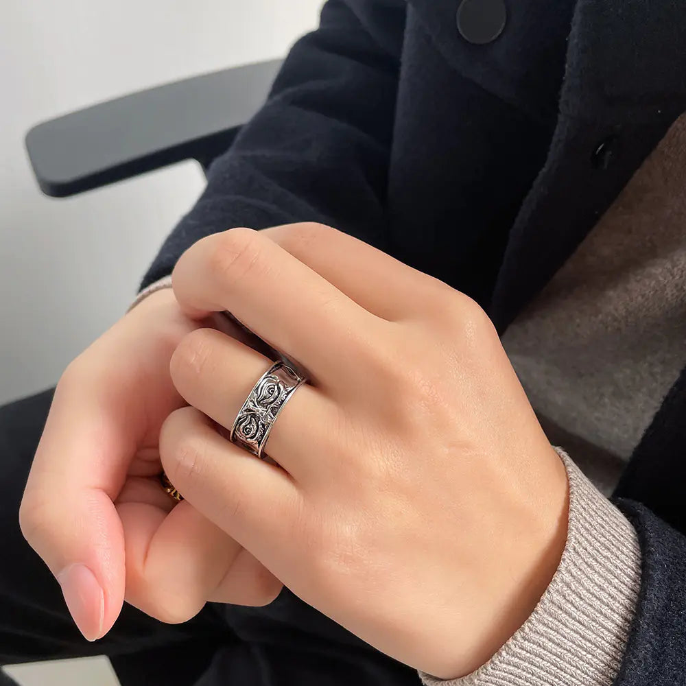 Retro Hand-Tied Brushed Cord for Braiding Rings