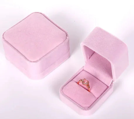 White Jewelry Box for Earrings & Rings