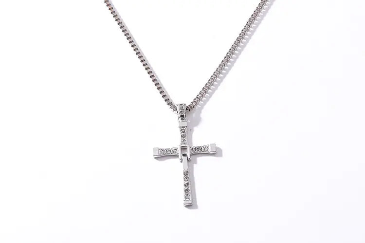 High-Quality Cross Pendant Necklace for Men