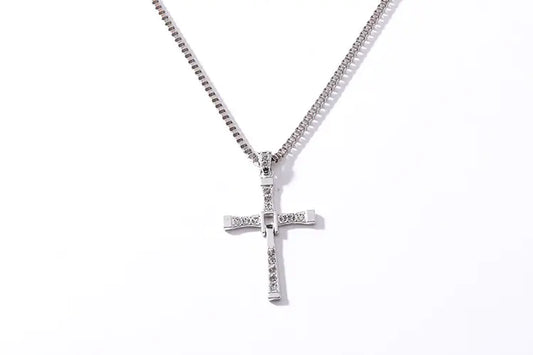High-Quality Cross Pendant Necklace for Men