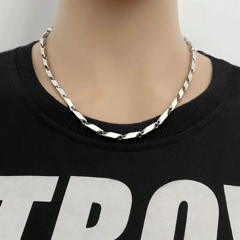 Stainless Steel Necklace for Men and Women