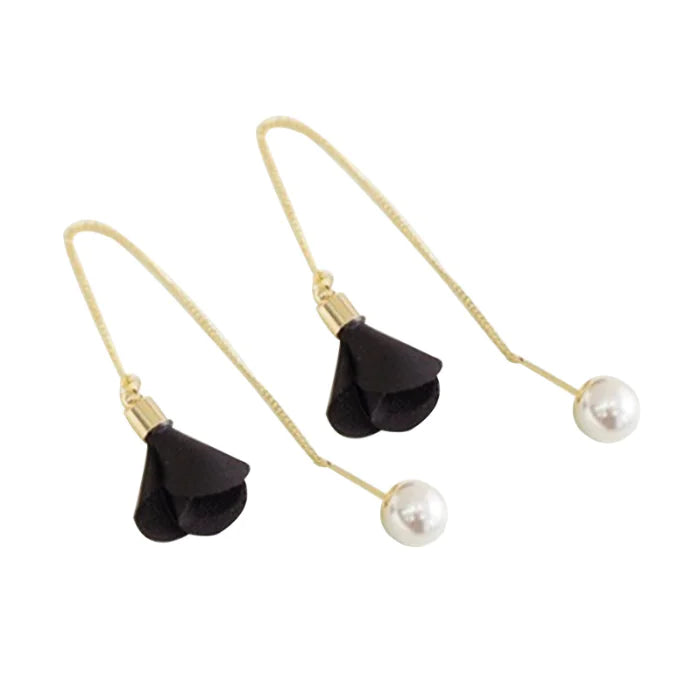 Pearl Tassel Earrings for Women