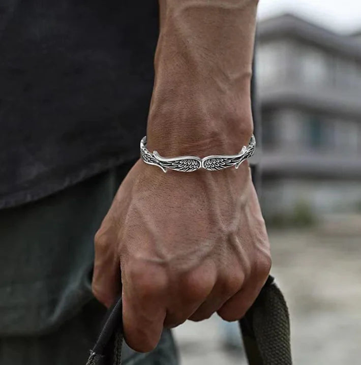 Men's Copper Silver-Plated Bracelet