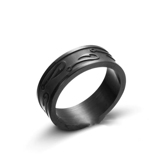 Simple Stainless Steel Ring for Men