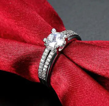 Rings with Diamonds and Zirconia