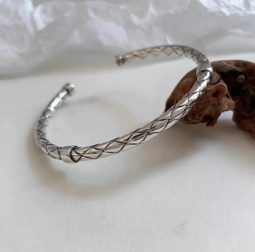 Men's Copper Silver-Plated Bracelet