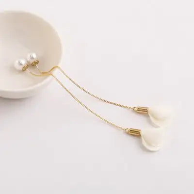 Pearl Tassel Earrings for Women