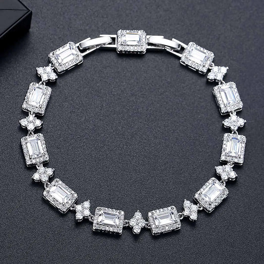 Zircon Bracelet - Silver