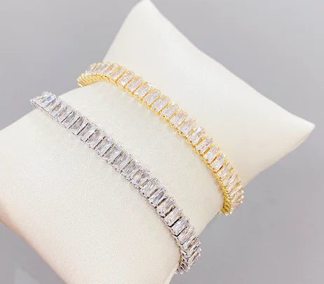 Silver Rhinestone Bracelet