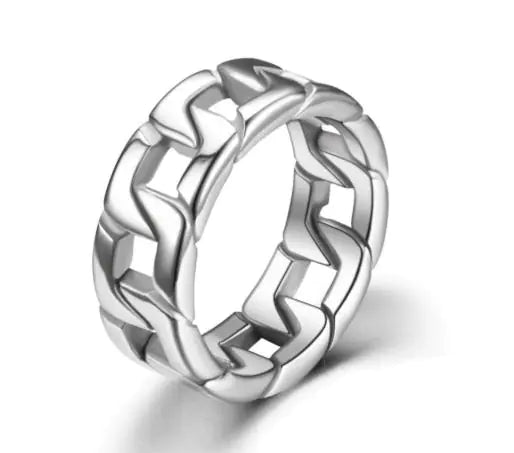 Vintage 925 Silver Couple Rings for Men and Women