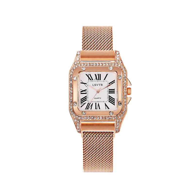 Square Crystal Watch for Women