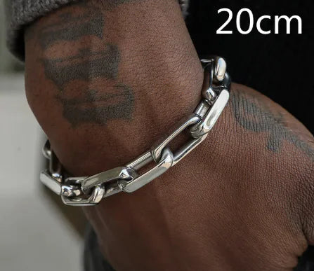 Silver Titanium Steel Bracelet