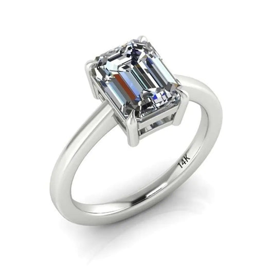 Fashionable Women's Platinum Zirconia Couple Rings