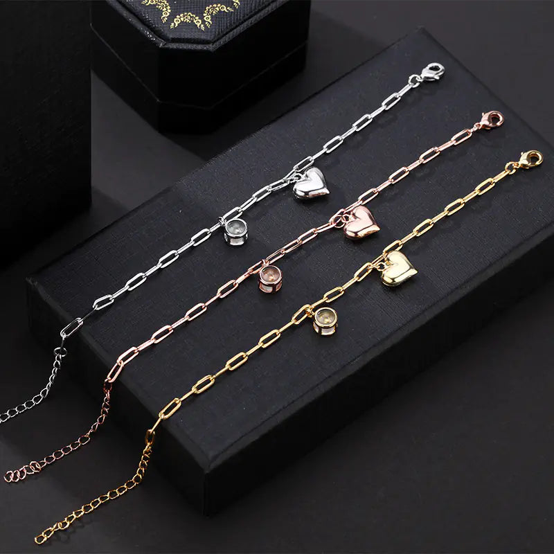 Geometric Projection Bracelet for Women