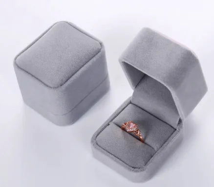 White Jewelry Box for Earrings & Rings