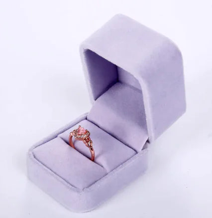 White Jewelry Box for Earrings & Rings