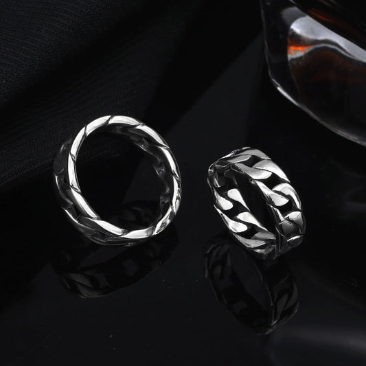 Vintage 925 Silver Couple Rings for Men and Women