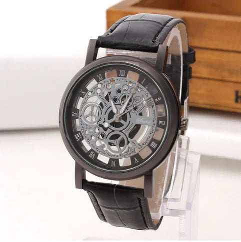 Fashion Hollow Belt Watch for Men and Women