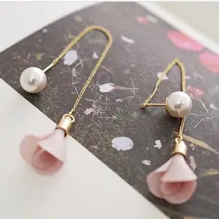 Pearl Tassel Earrings for Women