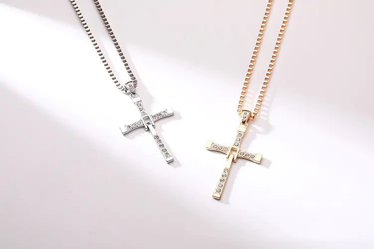 High-Quality Cross Pendant Necklace for Men