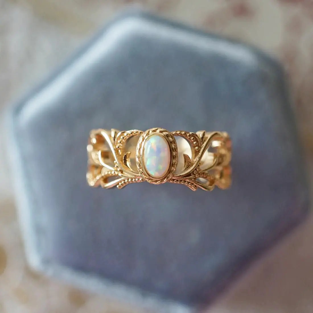 Fashionable Opal Ring for Women